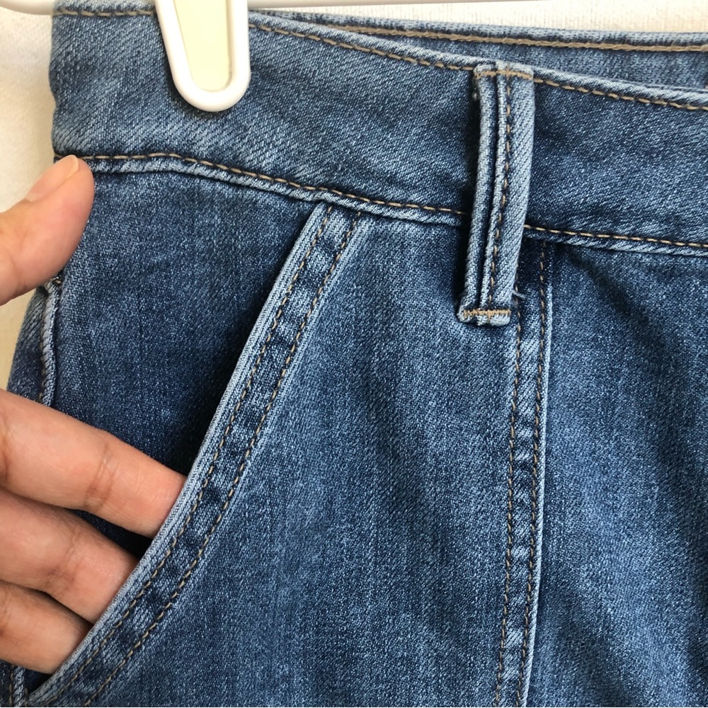 JUST USA Shorts Size 26 Cargo Pockets Raw Hem Outdoor Beach - Picture 7 of 7